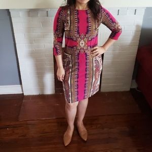 Pink semi-formal dress